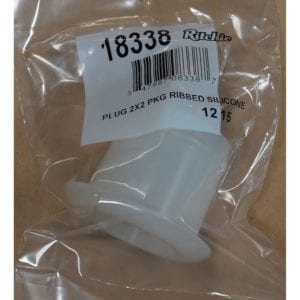 Ritchie Drain Plug 2x2 Silicone Ribbed 18338