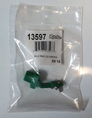 Ritchie 1/2" Green Valve 13597